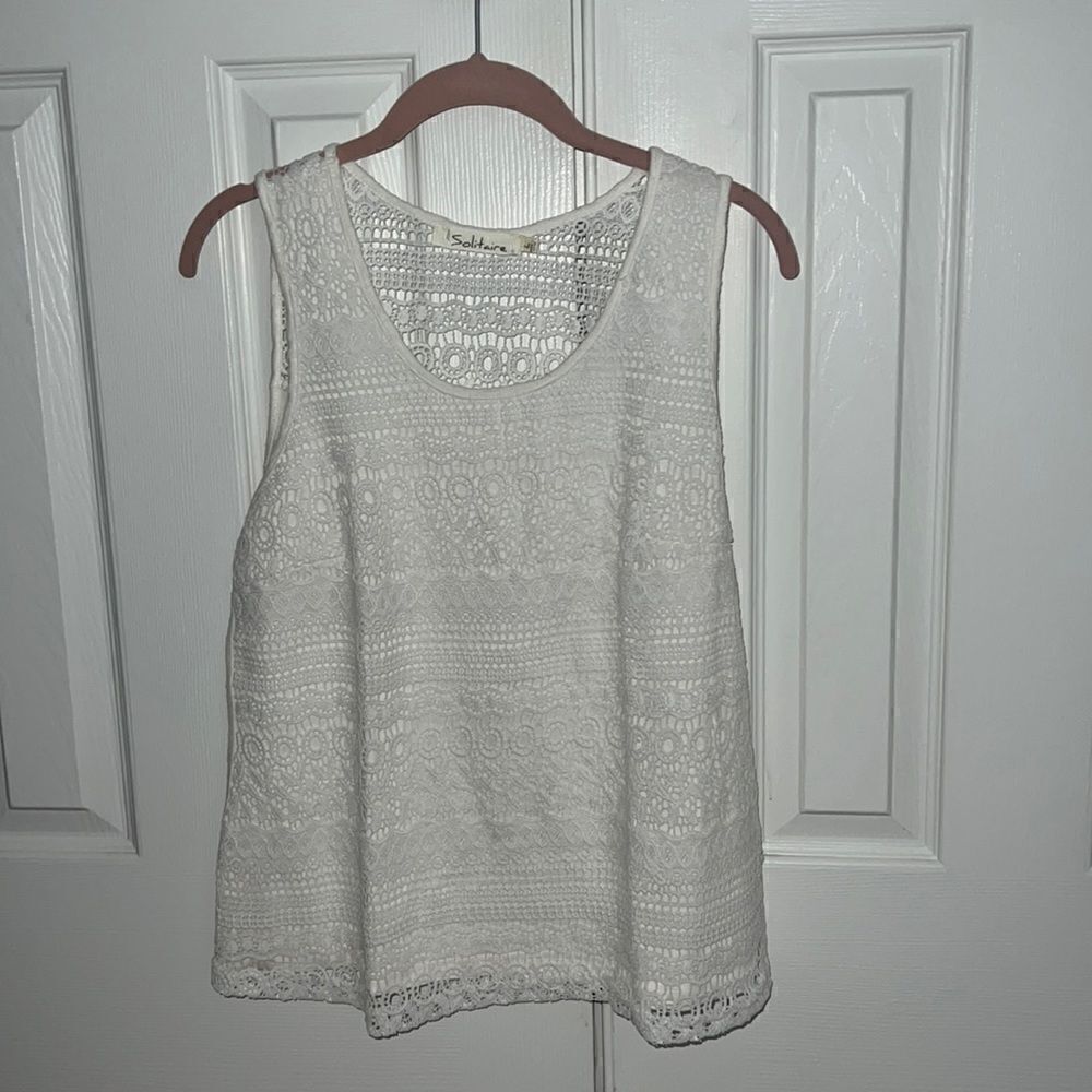 SOLITAIRE Crotchet Tank 🤍